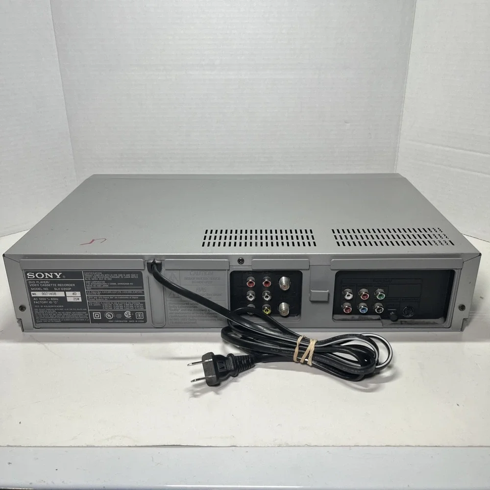 SONY SLV-D380P DVD VHS Combo Player & Recorder VCR No Remote TESTED WORKS 👌